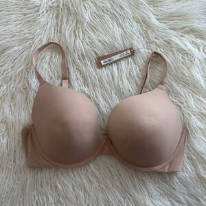 Skims Fits Everybody Push up Demi Bra Clay Size 36DD